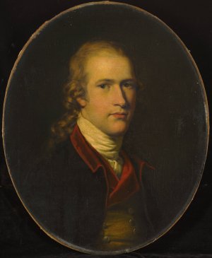 Portrait of a Gentleman by Hugh Douglas Hamilton Oil Painting