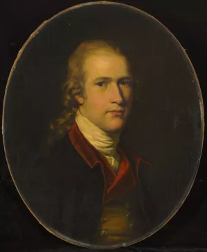 Portrait of a Gentleman by Hugh Douglas Hamilton Oil Painting