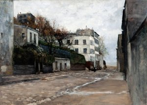 Rue Gabrielle, Paris by Hugo Birger Oil Painting