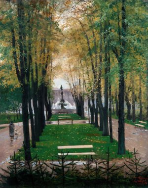 View from the Windows of the Furstenberg Gallery by Hugo Birger Oil Painting