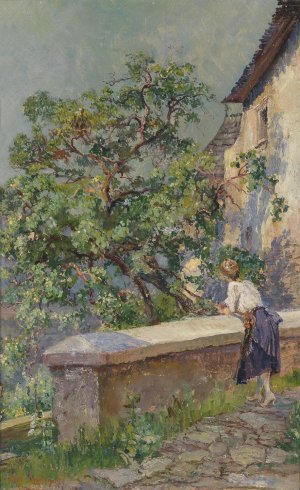 Aus der Wachau by Hugo Charlemont Oil Painting