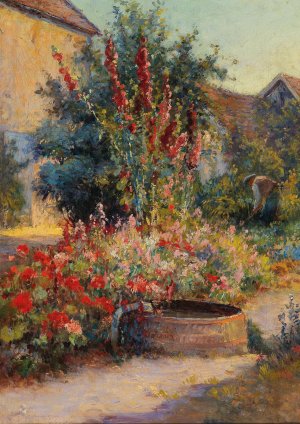 Garten in Brioni by Hugo Charlemont Oil Painting