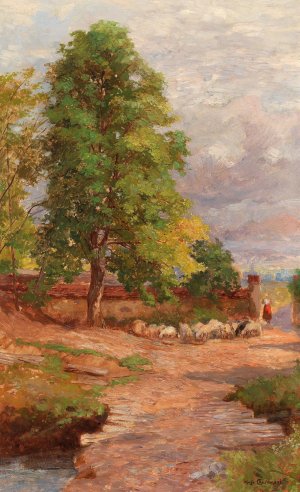 Old Chestnut Tree by Hugo Charlemont Oil Painting