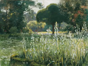 Sommerhyazinthen by Hugo Charlemont Oil Painting
