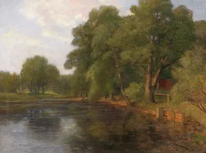 Motiv bei Plankenberg Oil painting by Hugo Darnaut