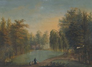 The Banks Of The Thess, Mahrisch Schonberg by Hugo Darnaut Oil Painting