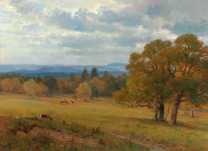 Waldwiese in Merkenstein Oil painting by Hugo Darnaut