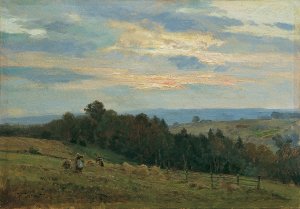 Zur Erntezeit by Hugo Darnaut Oil Painting