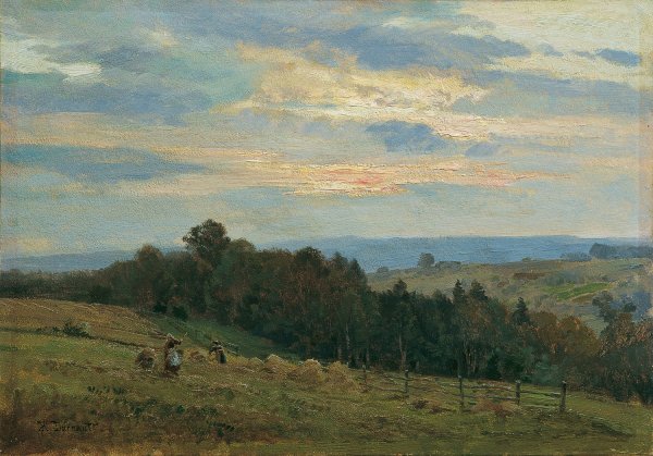 Zur Erntezeit  by Hugo Darnaut - Hand-Painted Oil Painting Reproduction