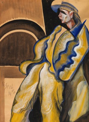 Der Mann by Hugo Scheiber Oil Painting