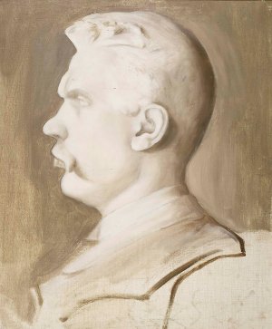 Albert Edelfelt by Hugo Simberg Oil Painting