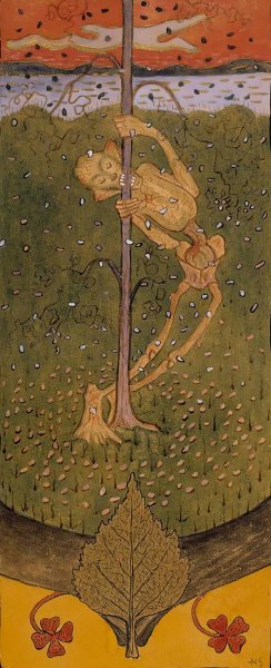 Autumn I, 1895 by Hugo Simberg Oil Painting