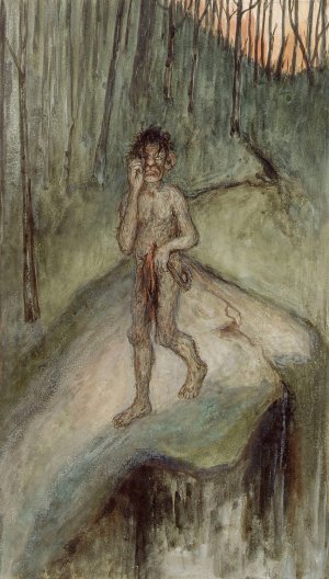 Creature by Hugo Simberg Oil Painting