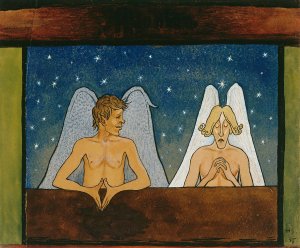 Devotion by Hugo Simberg Oil Painting