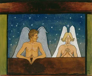 Devotion by Hugo Simberg Oil Painting