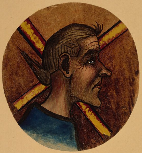 Madness  by Hugo Simberg - Hand-Painted Oil Painting Reproduction