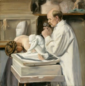 Portrait Of Viktor Malmberg by Hugo Simberg Oil Painting