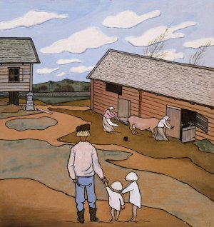Spring Feeling by Hugo Simberg Oil Painting