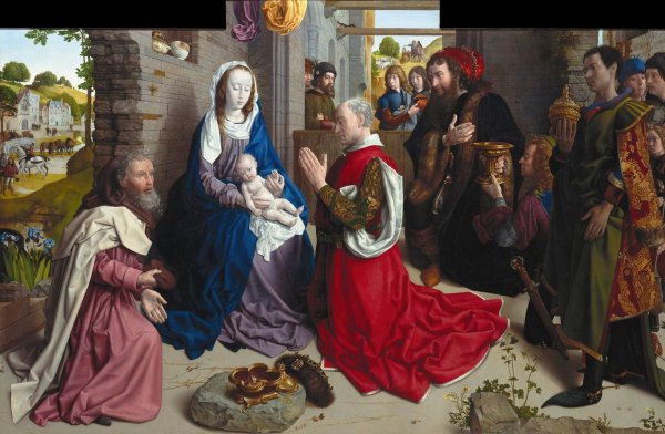 Main Product Photo of Adoration of the Magi   Painting by Hugo Van Der Goes