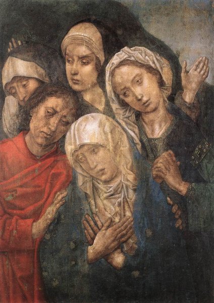 Main Product Photo of Deposition Diptych Small Deposition, Right Wing Painting by Hugo Van Der Goes