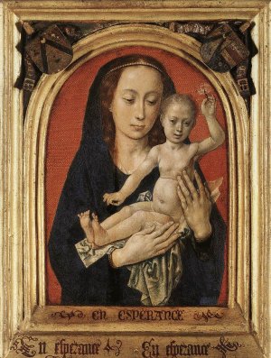 Mary Triptych by Hugo Van Der Goes Oil Painting