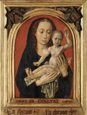 Mary Triptych Oil painting by Hugo Van Der Goes