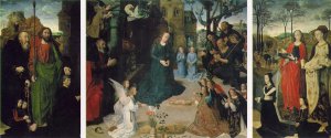 Portinari Triptych by Hugo Van Der Goes Oil Painting