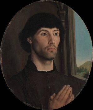 Portrait of a Man by Hugo Van Der Goes Oil Painting