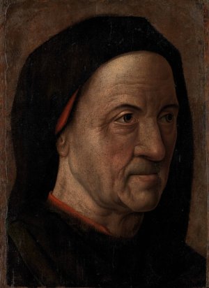 Portrait of an Old Man by Hugo Van Der Goes Oil Painting