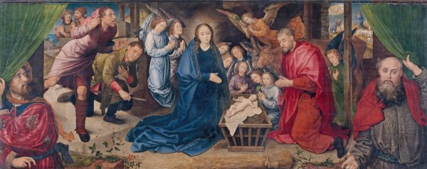 Main Product Photo of The Adoration of the Shepherds  Painting by Hugo Van Der Goes