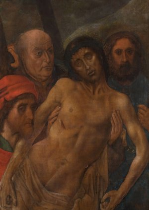 The Descent from the Cross by Hugo Van Der Goes Oil Painting