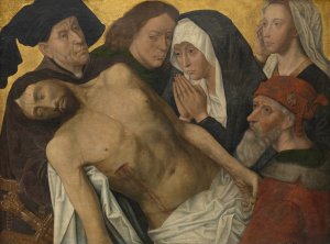 The Lamentation of Christ by Hugo Van Der Goes Oil Painting