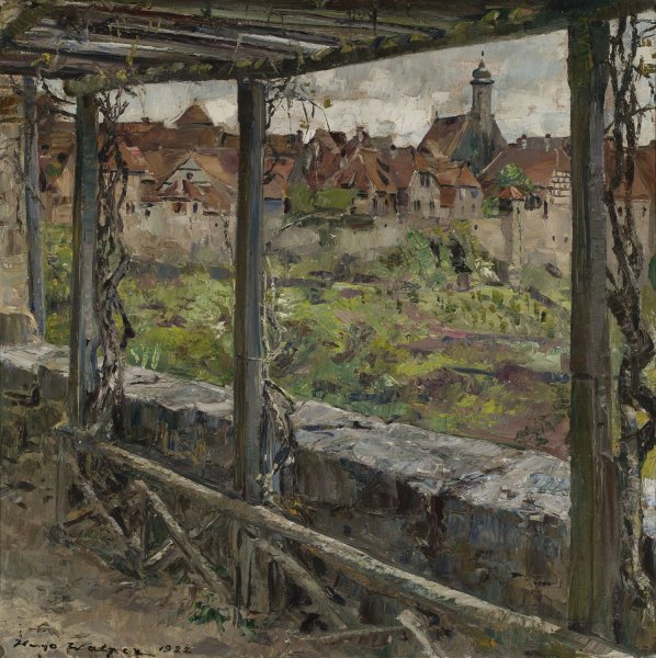 Main Product Photo of Urban landscape  Painting by Hugo Walzer