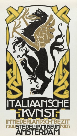 Italiaansche kunst in Nederlandsch bezit. 1 juli-1 oct. 1934. Stedelijk Museum by Huib Luns Oil Painting