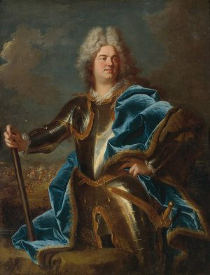 Portrait of A Man, Traditionally Called Claude Louis Hector, Duc De Villars by Hyacinthe Rigaud Oil Painting