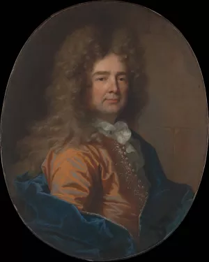 Portrait of a Man by Hyacinthe Rigaud Oil Painting