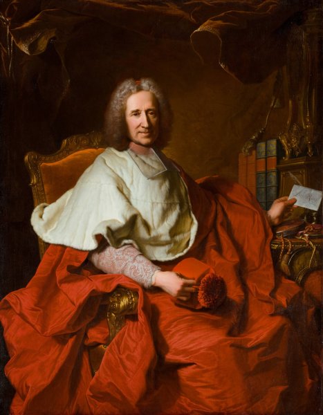 Portrait of Cardinal Guillaume Dubois  by Hyacinthe Rigaud - Hand-Painted Oil Painting Reproduction