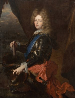 Portrait of King Frederik IV as Prince by Hyacinthe Rigaud Oil Painting