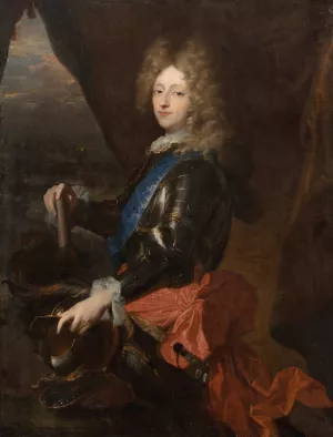 Portrait of King Frederik IV as Prince by Hyacinthe Rigaud Oil Painting