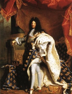 Portrait of Louis XIV Oil painting by Hyacinthe Rigaud