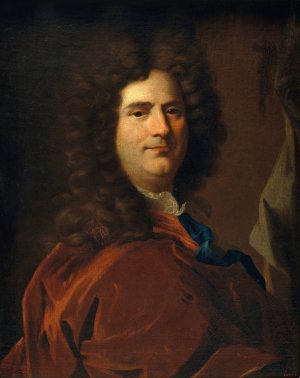 Self-portrait by Hyacinthe Rigaud Oil Painting