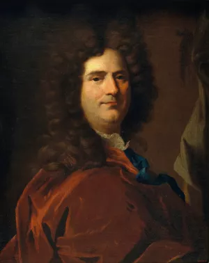 Self-portrait by Hyacinthe Rigaud Oil Painting