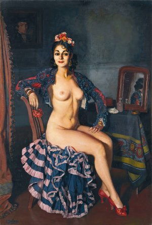 La Oterito by Ignacio Zuloaga Oil Painting
