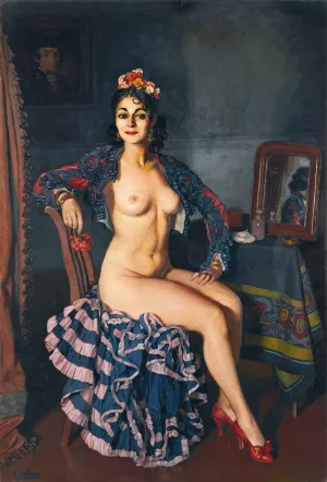 La Oterito by Ignacio Zuloaga Oil Painting
