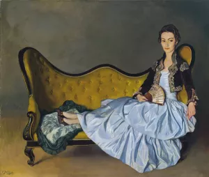 Portrait of Senora de Garay by Ignacio Zuloaga Oil Painting