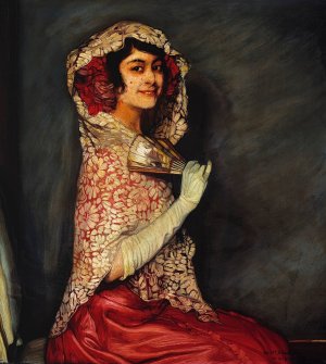 Surprise by Ignacio Zuloaga Oil Painting