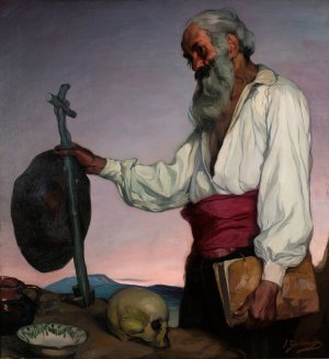 The Hermit by Ignacio Zuloaga Oil Painting