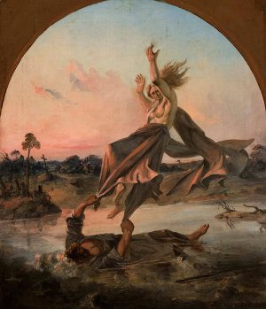 Pestilent air by Ignacy Gierdziejewski Oil Painting