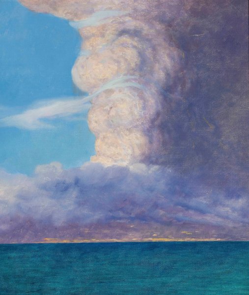 Marine landscape  by Ignacy Jozef Protasewicz - Hand-Painted Oil Painting Reproduction