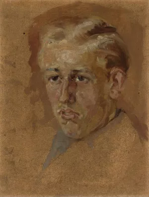 Portrait of a man by Ignacy Pinkas Oil Painting